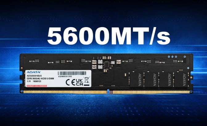 Memoria Ram Adata 16gb DDR5 5600mhz AD5U560016G-S