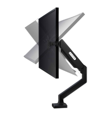Soporte Para Monitor UnnoTekno TM8005BK Neumatico para monitores de  hasta 32"