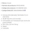 Cooler CORSAIR RS120 ARGB PWM 120mm Pack de 3 CO-9050181-WW