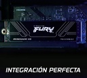 SSD Kingston Fury Renegade G5 M.2 de 1024GB NVME PCIe 5.0 14200/11000 MB/s en lectura/escritura SFYR2S/1T0