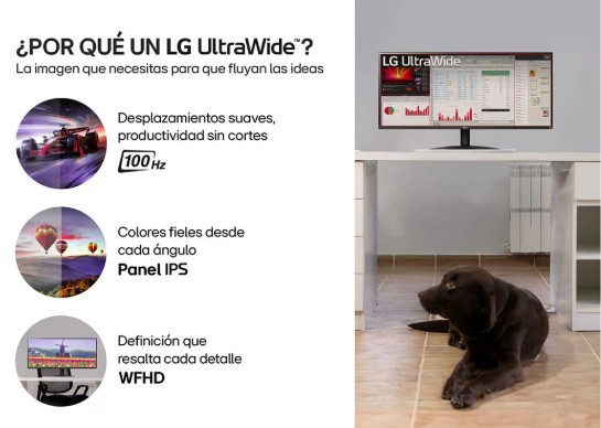 Monitor LG LED 29" 29U511A-B 2560x1080 IPS UWFHD 100Hz - 5ms HDMI DP Black