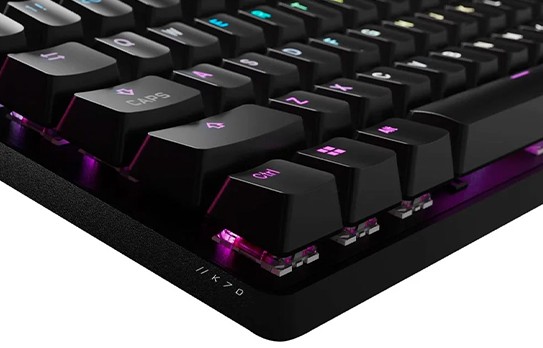 Teclado Corsair Gamer K70 Core RGB Mecanico Switch MLX Red PC Mac Xbox Playstation CH-910971E-NA