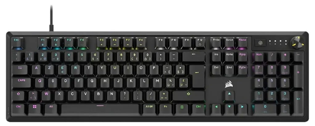 Teclado Corsair Gamer K70 Core RGB Mecanico Switch MLX Red PC Mac Xbox Playstation CH-910971E-NA