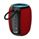 Parlante Genius Sp-915BT Portable Bluetooth 5.3 RGB Lighting 5Watts RMS Red/Black USB-C 31730052403