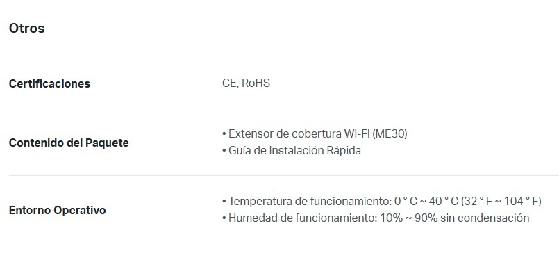 Wireless Repetidor Extensor AC1200 Mercusys ME30 DualBand 2Antenas 1xRJ45 White