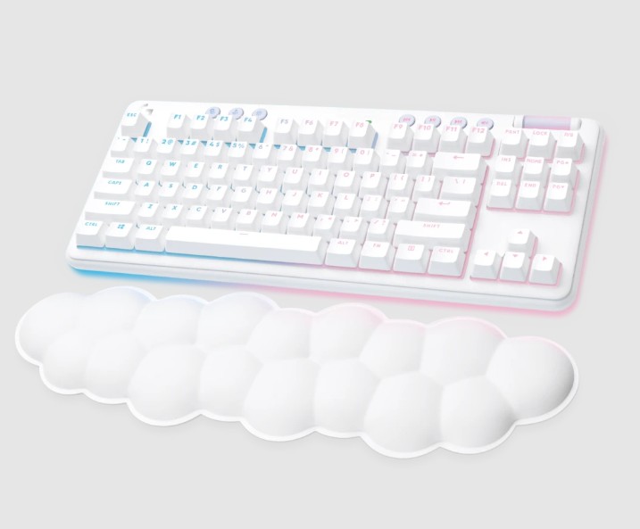 Teclado Logitech Gaming G715 Mecanico Lightspeed RGB Inalambrico White 920-010453