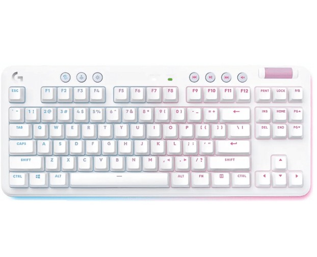 Teclado Logitech Gaming G715 Mecanico Lightspeed RGB Inalambrico White 920-010453