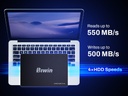 SSD BIWIN M100 512GB SATAIII 2.5 550MBS TECHNOLOGY/MAINSTREAM