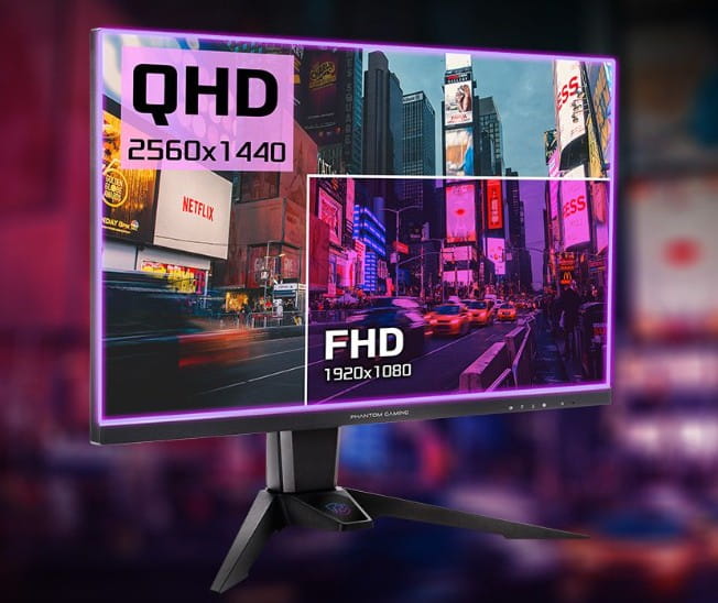 Monitor LED Asrock Gamer PG27QFT1B 27 Inch PHANTOM GAMING LED IPS 2560x1440-180Hz 2HDMI DP Black