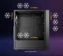 Case Antec Gamer AX65 ARGB 3X120MM ARGB FRONT 1X120MM ARGB REAR