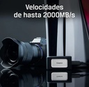 SSD Kingston Externo XS2000 1Tb Usb Type-C USB 3,2 Gen 2x2 2000MB/s lectura y 2000MB/s escritura SXS2000/1000G