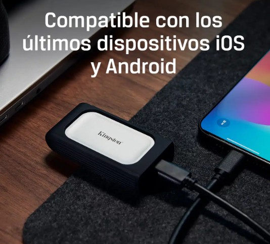 SSD Kingston Externo XS2000 1Tb Usb Type-C USB 3,2 Gen 2x2 2000MB/s lectura y 2000MB/s escritura SXS2000/1000G