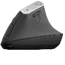 Mouse Logitech MX Vertical Negro Ergonomico Easy Switch Flow Unifying Bluetooth USB Recargable  910-005449