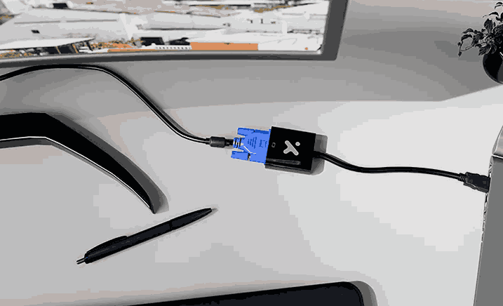 Adaptador Xtech HDMI A VGA 23cm XTC384