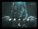Mouse Pad Unno Tekno MP6051GN Brave Gaming L 32x24cm
