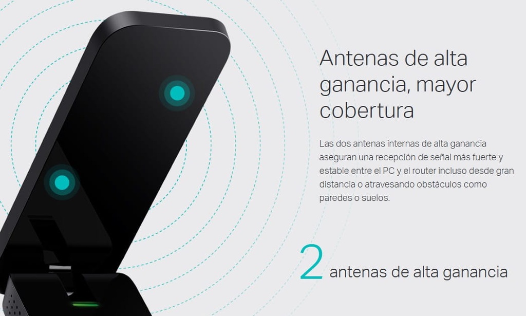 Tarjeta Wireless USB Adapter TP-LINK ARCHER T4U AC1300 MU-MIMO PN 0152502318