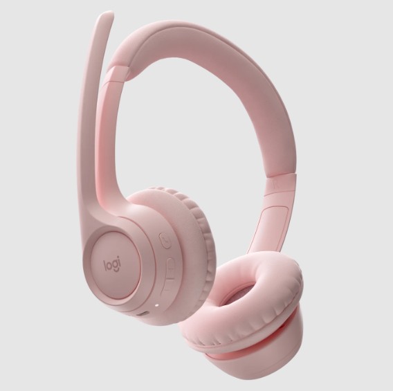 Audifono Logitech Zone 300 Bluetooth Rose Mic con supresion de ruido  981-001411