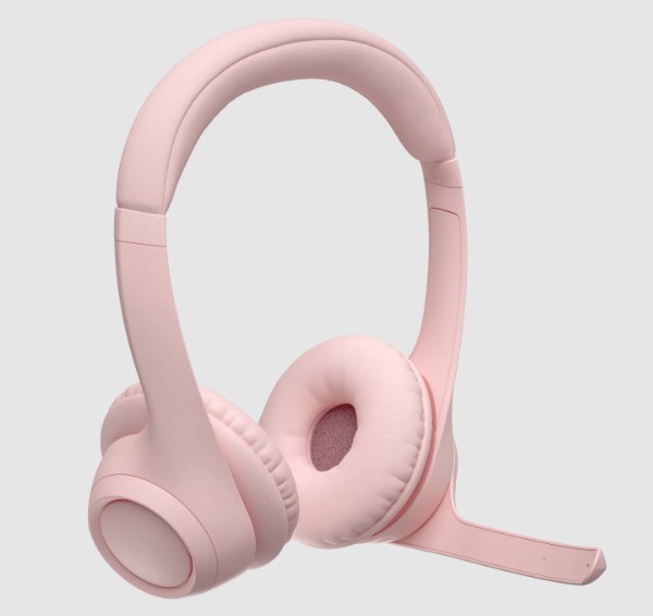 Audifono Logitech Zone 300 Bluetooth Rose Mic con supresion de ruido  981-001411