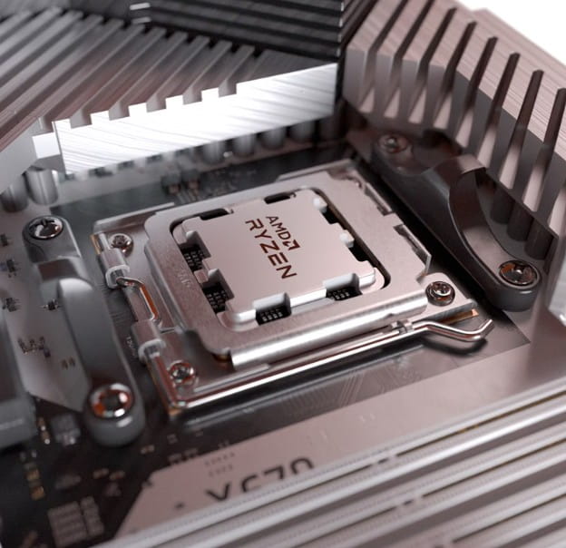 Procesador Amd Am5 Ryzen 9 7900 3,7GHz up to 5,4Ghz 12core 24hilos 12mb+64mb Cache 65w TSMC 5nm FinFET