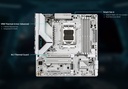 Tarjeta Madre Gigabyte B850M Eagle Wifi6E Ice AM5 DDR5 4 slots HDMI DP 2.5 WIFI mATX