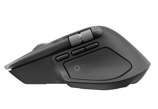 Mouse Logitech MX Master 4 Wireless BT LOGI BOLT USB-C Graphite No incluye cable de carga 910-007565