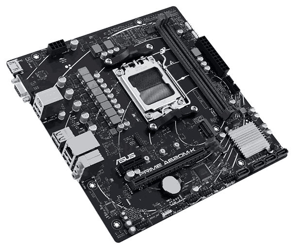 Mbo Asus Prime A620AM-K Amd Am5 Ryzen 7000-9000 2xddr5 Hdmi Displayport 1xM.2 4xSATA 6Gb/s Pcie4.0 Micro-atx