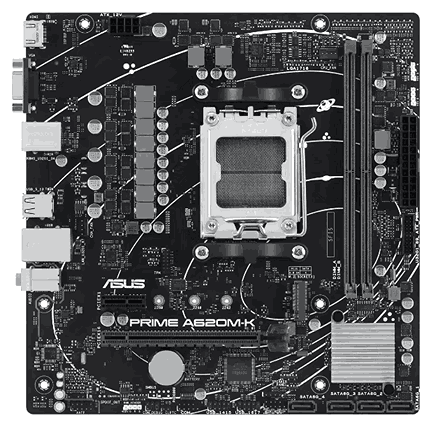 Mbo Asus Prime A620AM-K Amd Am5 Ryzen 7000-9000 2xddr5 Hdmi Displayport 1xM.2 4xSATA 6Gb/s Pcie4.0 Micro-atx