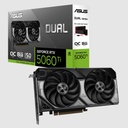 Tarjeta de Video Asus Dual RTX-5060 Ti 8Gb Oc Edition Gddr7 128bit 1hdmi 3dp 2vent Pcie 5.0 DUAL-RTX5060TI-O8G