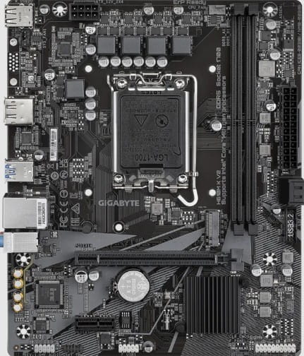 Mbo Gigabyte H610M K V2 DDR5 14va-13va-12va LGA1700 2XDDR5 HDMI DP M.2 6USB2.0 4USB3.2 PCIe4.0 mATX