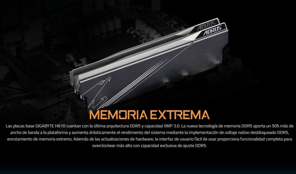 Mbo Gigabyte H610M K V2 DDR5 14va-13va-12va LGA1700 2XDDR5 HDMI DP M.2 6USB2.0 4USB3.2 PCIe4.0 mATX