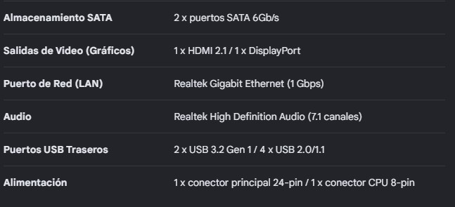 Mbo Gigabyte H610M K V2 DDR5 14va-13va-12va LGA1700 2XDDR5 HDMI DP M.2 6USB2.0 4USB3.2 PCIe4.0 mATX