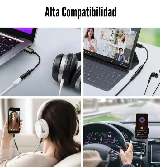 CABLE USB C A GENIUS 3.5MM AUDIO 24 BITS 96KHZ PLUG AND PLAY 10 CM