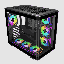 CASE COOLERMASTER Elite 600 Mid Tower Black ARGB REAR 3x120mm Side Mount