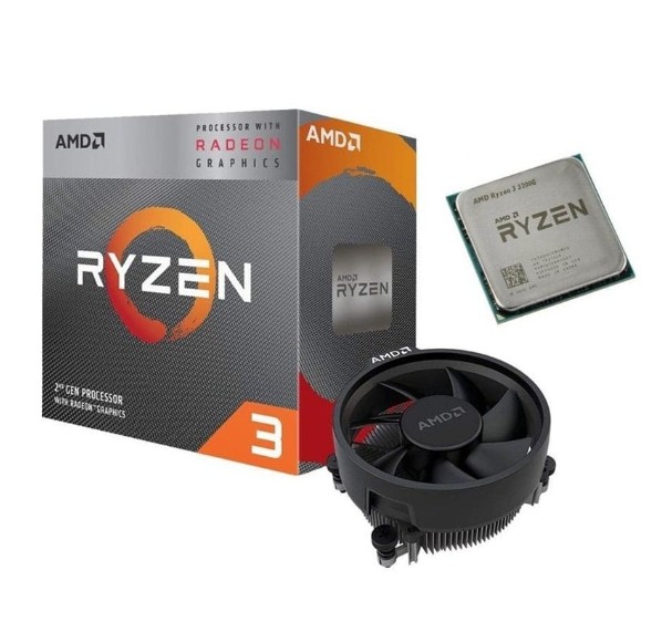Procesador AMD Ryzen 3 3200G  3,6GHZ AM4 4nucleos 4 subprocesos