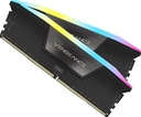 Memoria Ram Corsair 16gb (2x8Gb) Ddr5 5200MHz Vengeance RGB Black C40 CMH16GX5M2B5200C40