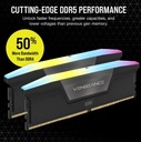 Memoria Ram Corsair 16gb (2x8Gb) Ddr5 5200MHz Vengeance RGB Black C40 CMH16GX5M2B5200C40