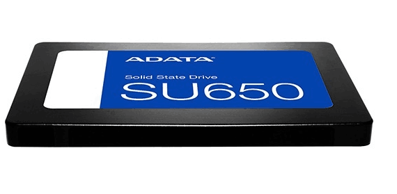 Disco Duro Solido Adata 256gb SU650 2,5Inch SATA III Hasta 520MB/s ASU650SS-256GT-R