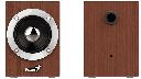 Parlantes Genius Sp-HF280 6w RMS Wood USB