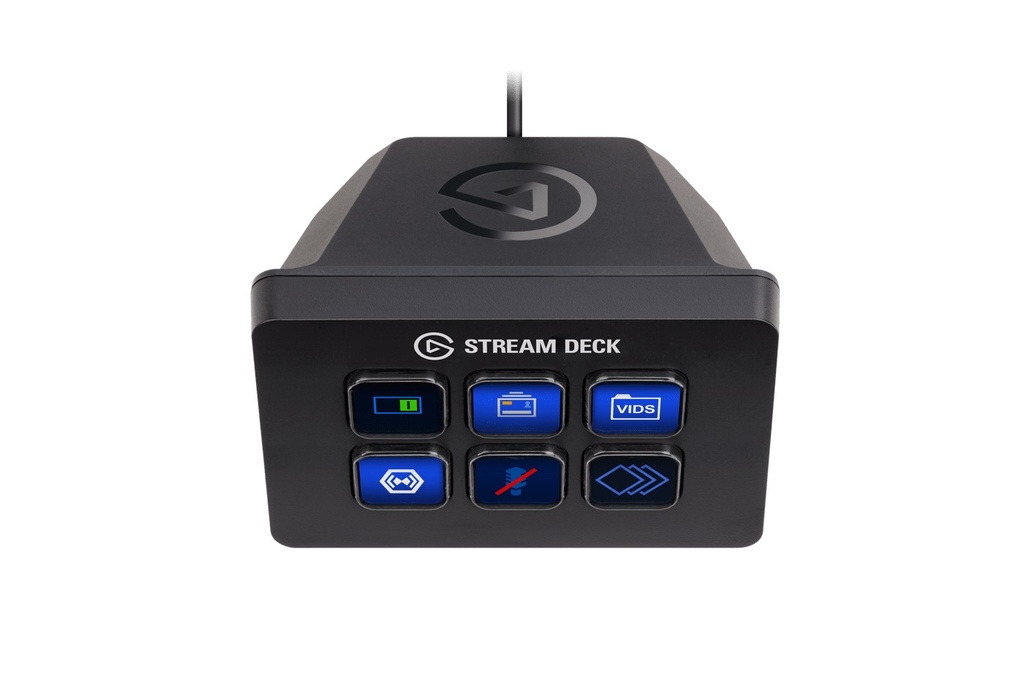 Stream Deck LCD Corsair 6 Teclas cubiertas de flujo