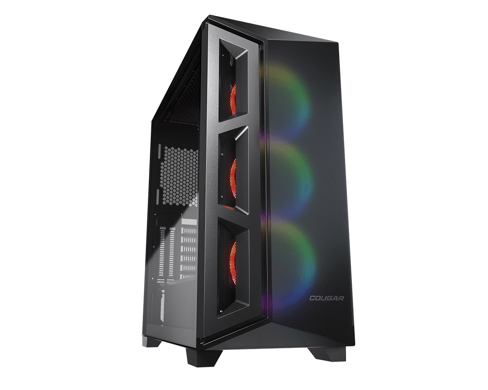 Case Cougar Gamer DarkBlader X5 vidrio templado RGB Mid-Tower no incluye fuente de poder  385UM30.0003