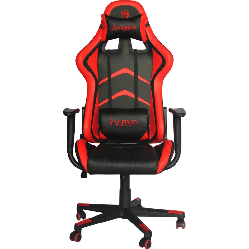 Silla Gamer Marvo Scorpio Ch-106 Roja Regulable Ergonomica