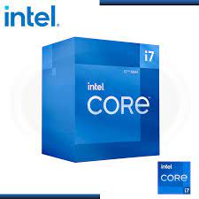 Procesador Intel Core i7 12700 - 2.1 GHz up to 4,9 GHz  - 12 núcleos - 20 hilos - 25 MB caché - LGA1700 Socket - Power Base/Turbo  65W/180W - Caja 12Va Generacion