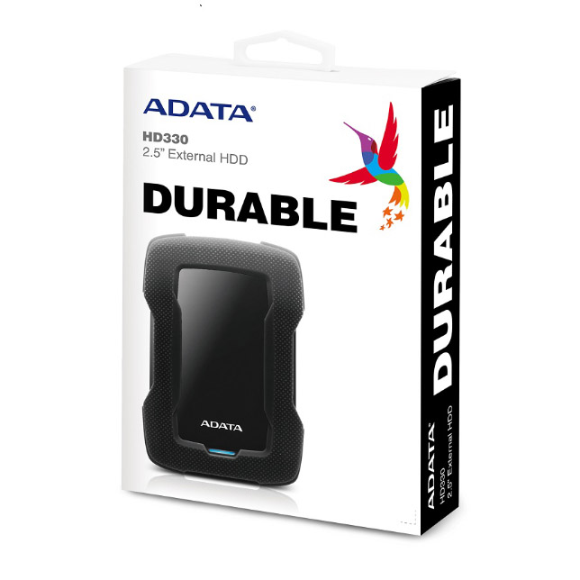 Disco Duro Externo Adata 1tb HD330 USB 3,2 Black Antishock
