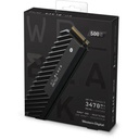 SSD Western digital Black SN750 500gb M.2 Int NVMe Hotsink  WDS500G3XHC-00SJG0