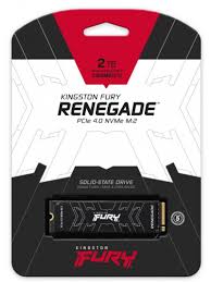 SSD Kingston Fury Renegade M.2 de 2TB NVME PCIe 4.0 7300/6000 MB/s en lectura/escritura SFYRS/2000G