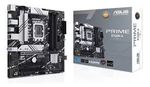 Mbo Asus Prime B760M-A AX 13va Lga1700 4xDDR5-7200 Wifi Bt Hdmi Dp M.2 Usb3.2 Pcie4.0 Matx