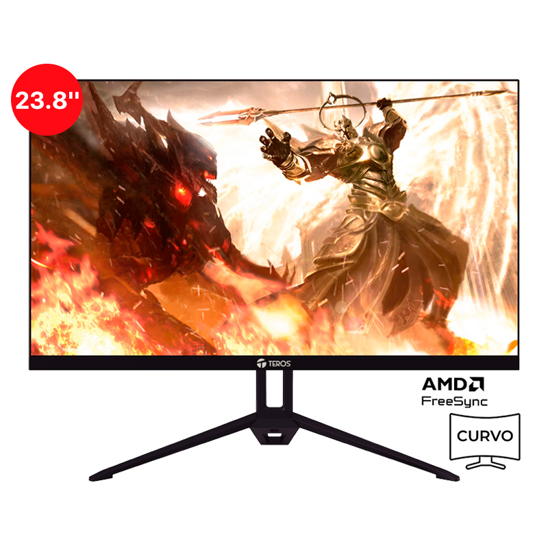 Monitor TEROS de 27" TE-2711S Plano / IPS / Gaming / 1920X1080 / 100HZ / 1MS / Plano