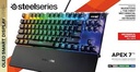 Teclado SteelSeries Apex 7 TKL USB RGB swittch red