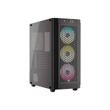 Case Corsair ATX 480T RGB AIRFLOW TEMPERED GLAS 1TYPE-A 2USB3.2 3VENT. RGB BLACK  CC-9011272-WW