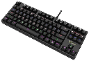 Teclado Delux Gaming KM13 UM Mecanico 80% Switch Red Rainbow Color USB